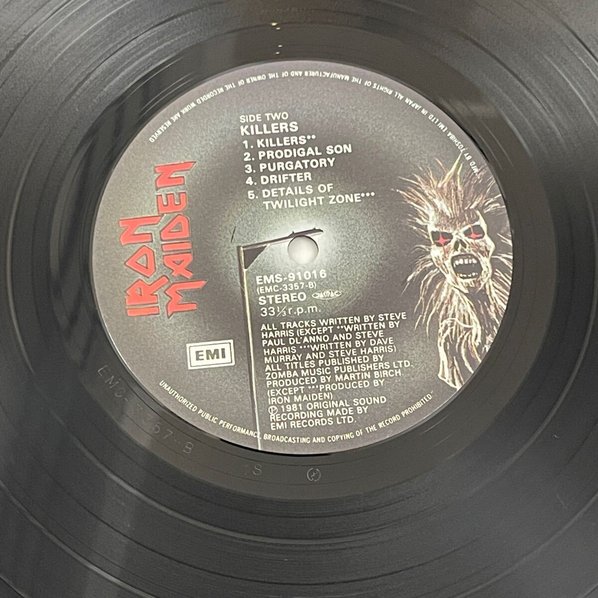 ポスター付属】Iron Maiden Killers 国内盤 LP レコード アイアン