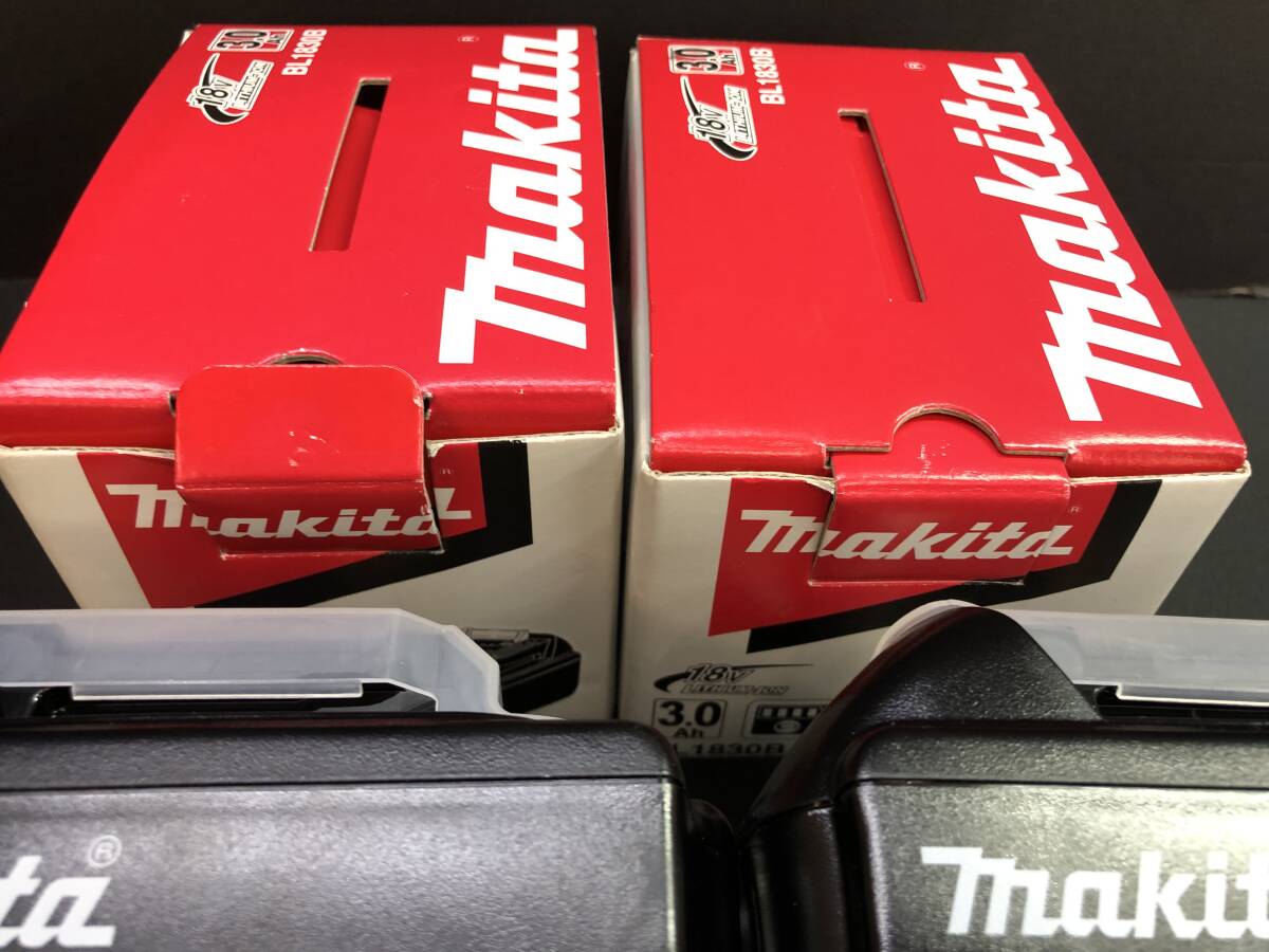 □【未使用】マキタ リチウムイオンバッテリ BL1830B ２個セット 18V_6