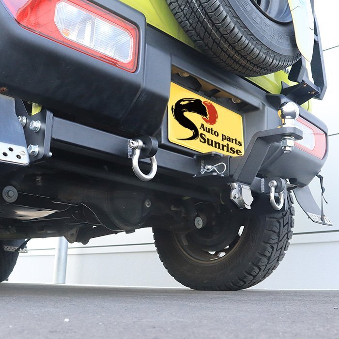 1円～ 新品 配線 セット JB64 JB74 ジムニー シャックル付き ヒッチ メンバー ボール マウント ヒッチマウント トレーラー 牽引 A 50_3