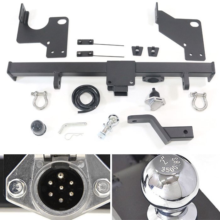 1円～ 新品 配線 セット JB64 JB74 ジムニー シャックル付き ヒッチ メンバー ボール マウント ヒッチマウント トレーラー 牽引 A 50_5