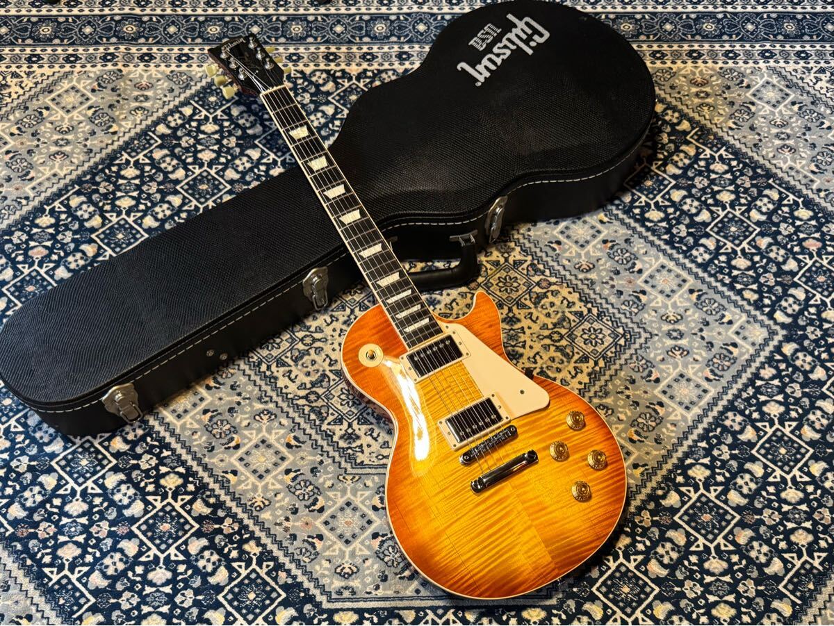 展示品 美品 2016年製 Gibson Les Paul Honey Burst Traditional 60s ギブソン レスポール ヴィンテージ ハニーバースト 4.4kg _2