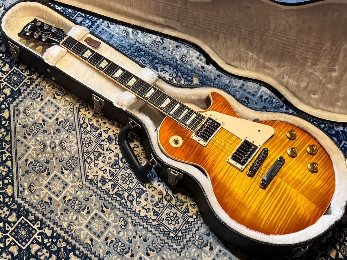 展示品 美品 2016年製 Gibson Les Paul Honey Burst Traditional 60s ギブソン レスポール ヴィンテージ ハニーバースト 4.4kg _3