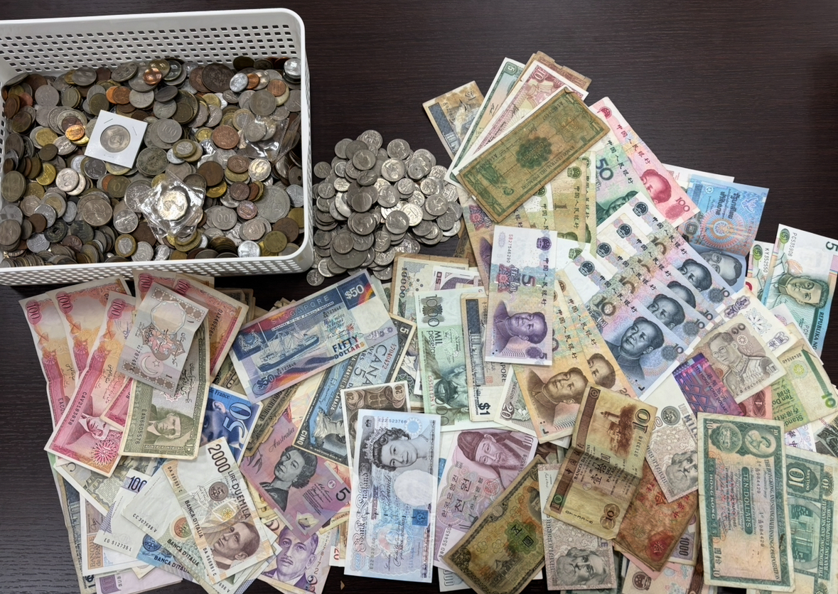 2867【約6kg】外国銭 まとめ 古銭 アンティーク コイン 銀貨 リバティ