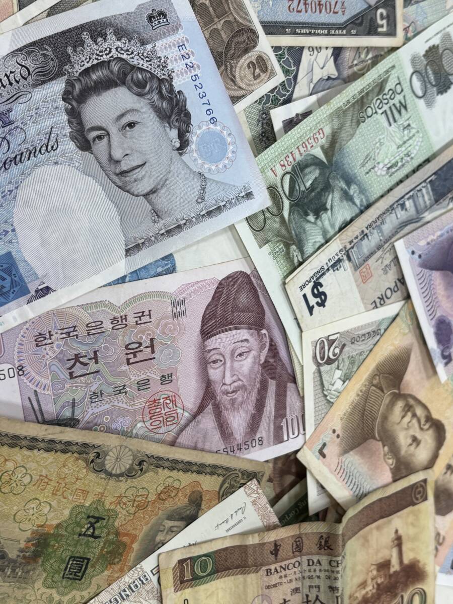 2867【約6kg】外国銭 まとめ 古銭 アンティーク コイン 銀貨 リバティ