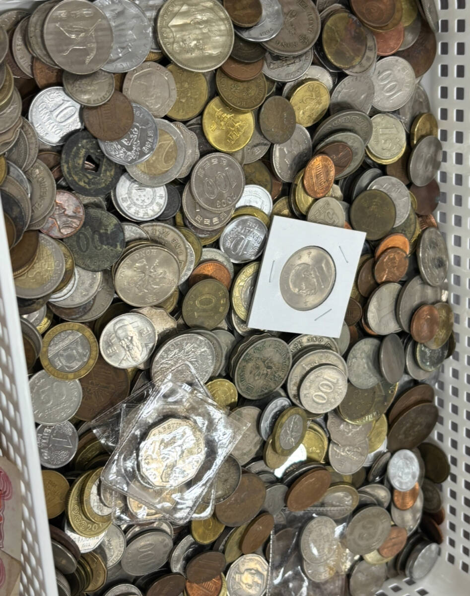2867【約6kg】外国銭 まとめ 古銭 アンティーク コイン 銀貨 リバティ