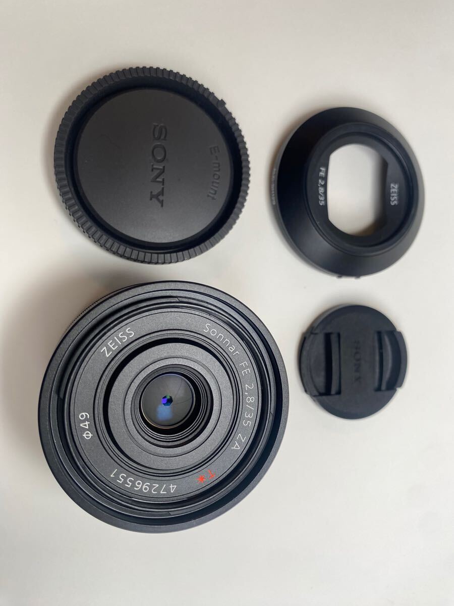 【中古・美品】 レンズ SONY SEL35F28Z フロントキャップ付 ※送料込み_1