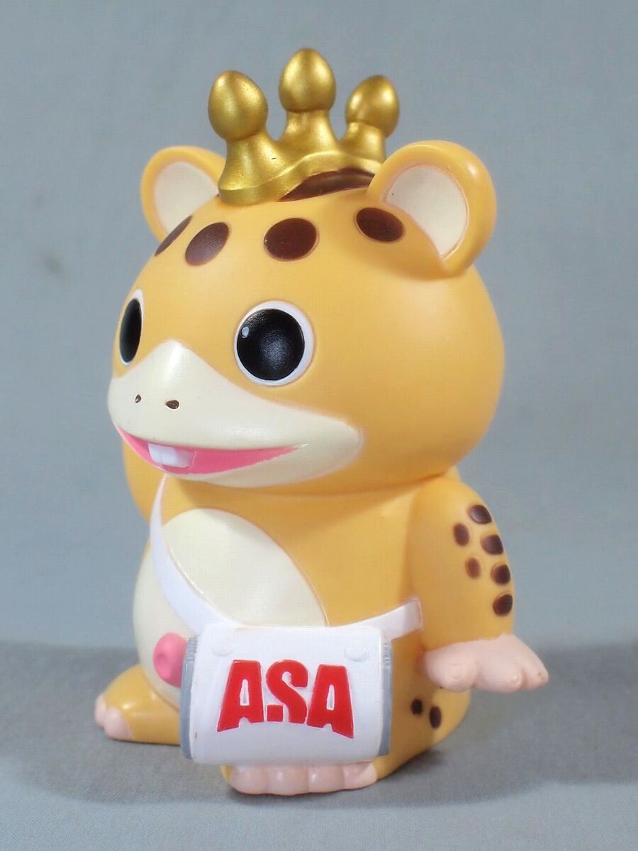 □未使用 非売品 朝日新聞社 ASA 快獣ブースカ ソフビ 貯金箱 人形