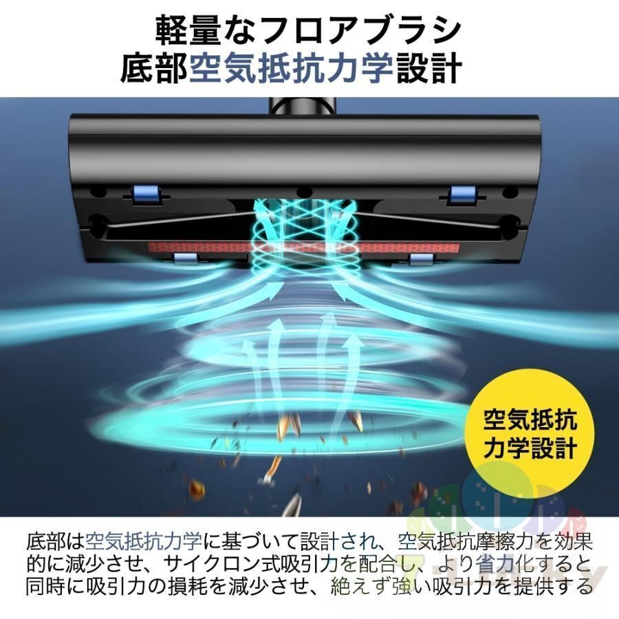 1円 コードレス ハンディクリーナー 吸引力 充電式 超強力 多機能 5WAY 強力吸引 48000pa 車用掃除機 LED残量表示 コードレス 乾湿両用_10