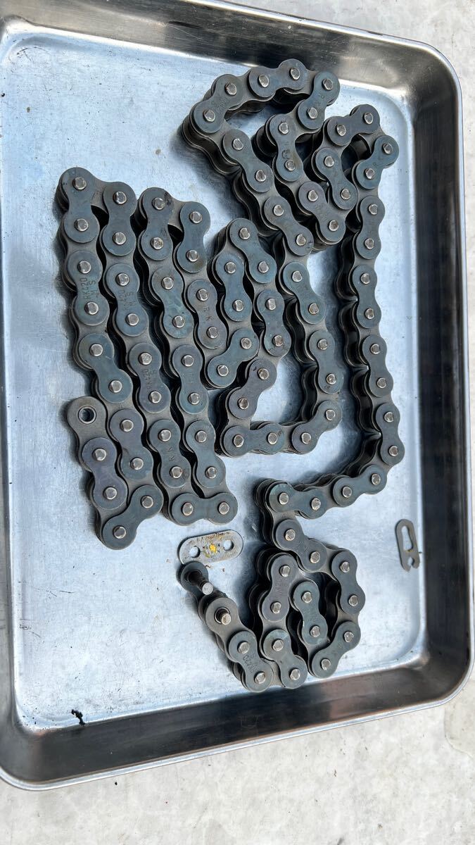 新車外し　ホンダ　NSF100 2024年モデル　HRC　純正チェーン　420_1