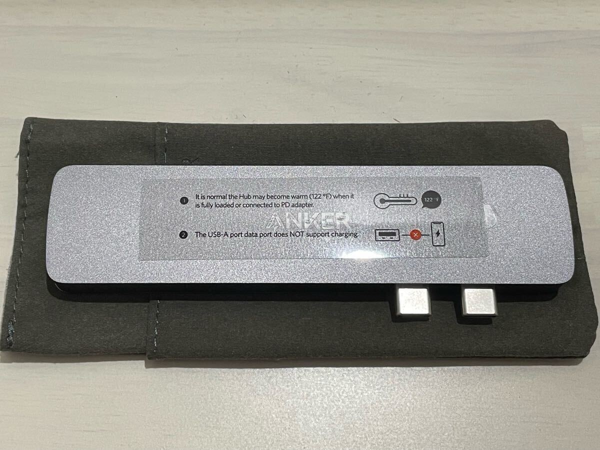 ほぼ未使用に近い Anker アンカー PowerExpand Direct 7-in-2 USB-C PD メディア ハブ Gray A8371NA2 ケースあり 美品_2