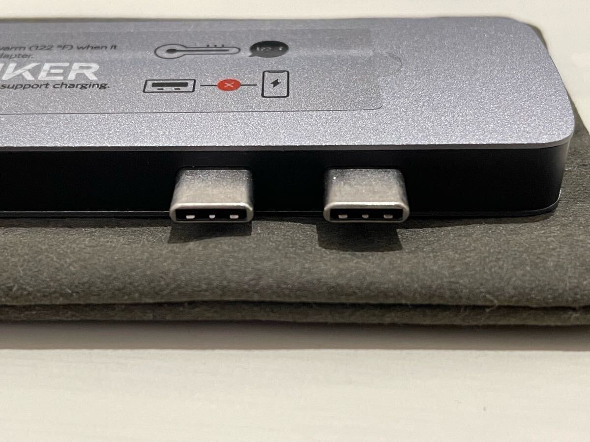 ほぼ未使用に近い Anker アンカー PowerExpand Direct 7-in-2 USB-C PD メディア ハブ Gray A8371NA2 ケースあり 美品_7