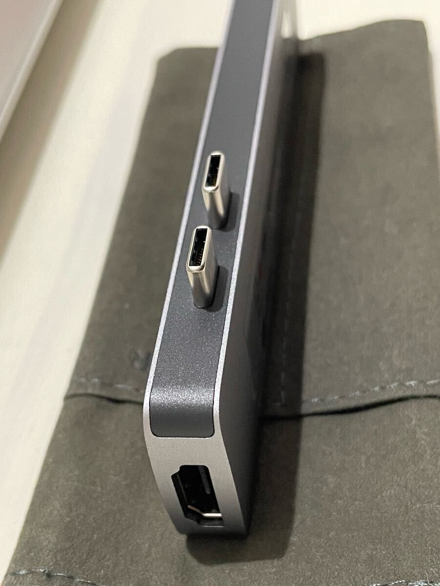 ほぼ未使用に近い Anker アンカー PowerExpand Direct 7-in-2 USB-C PD メディア ハブ Gray A8371NA2 ケースあり 美品_8