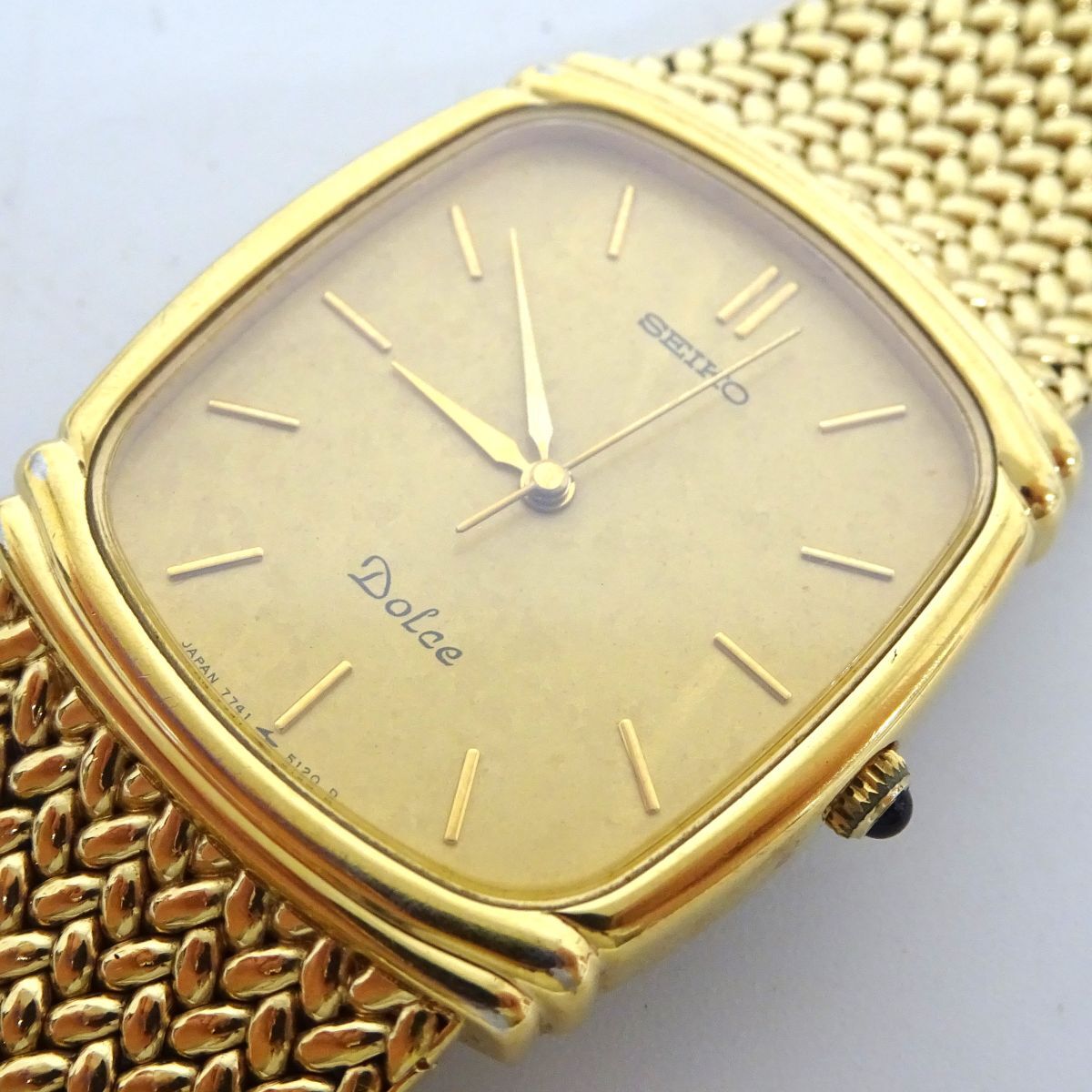 ♪tyim 6909-1 285 稼働品 SEIKO セイコー Dolce ドルチェ メンズ