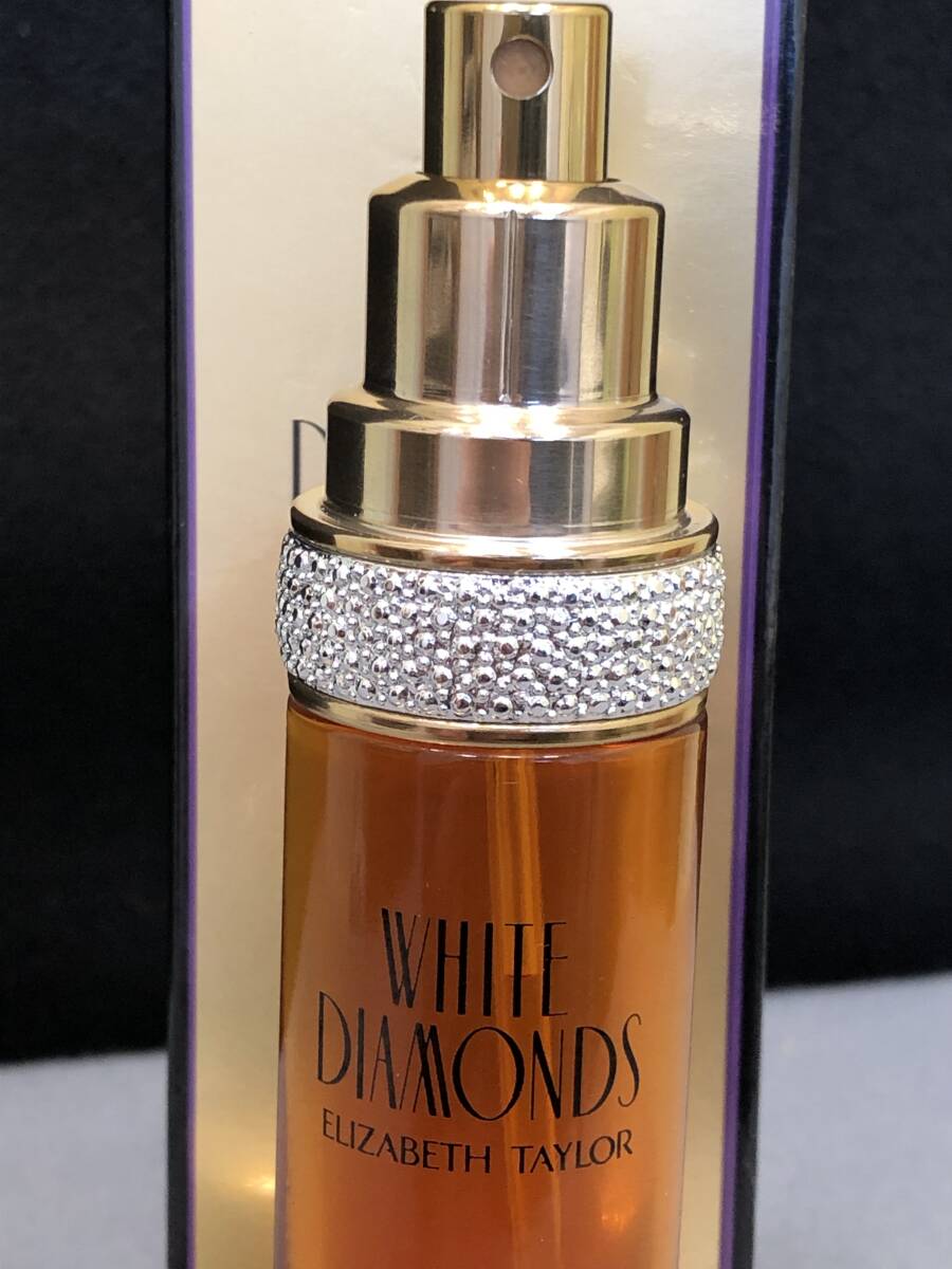 【A】【13923】香水　ELIZABETH TAYLOR　エリザベステイラー　WHITE DIAMONDS オードトワレ　50ml　フレグランス　ほぼ満量_3
