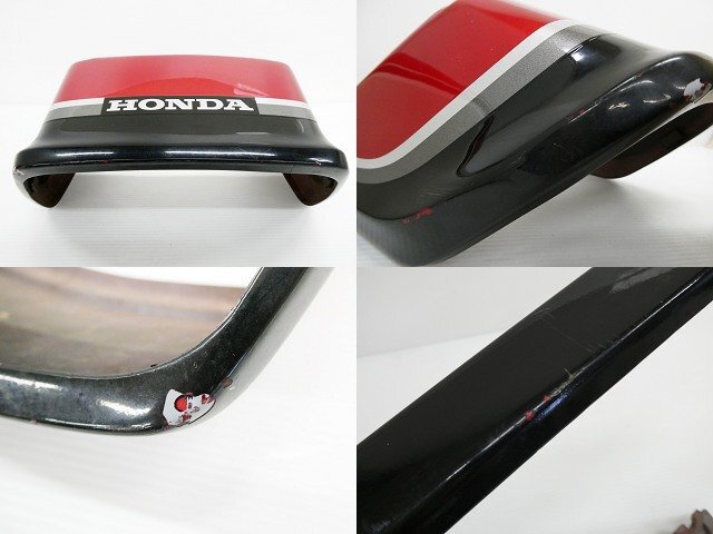○ 当時物!HONDA ホンダ 純正 テールカウル CBX400F 2型？黒赤カラー