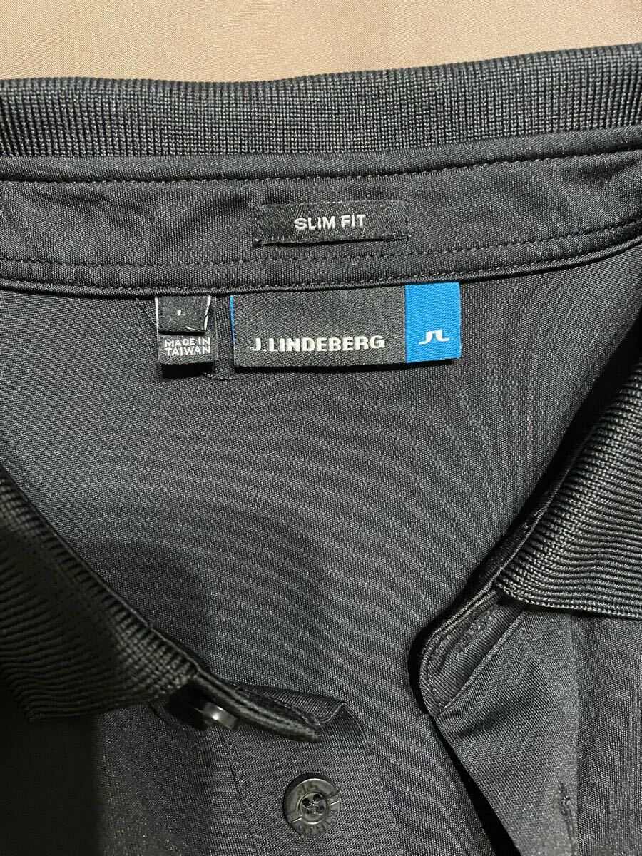 【美品】J LINDEBERG ジェイリンドバーグ　Ｌ　ポロシャツ　ゴルフ_3