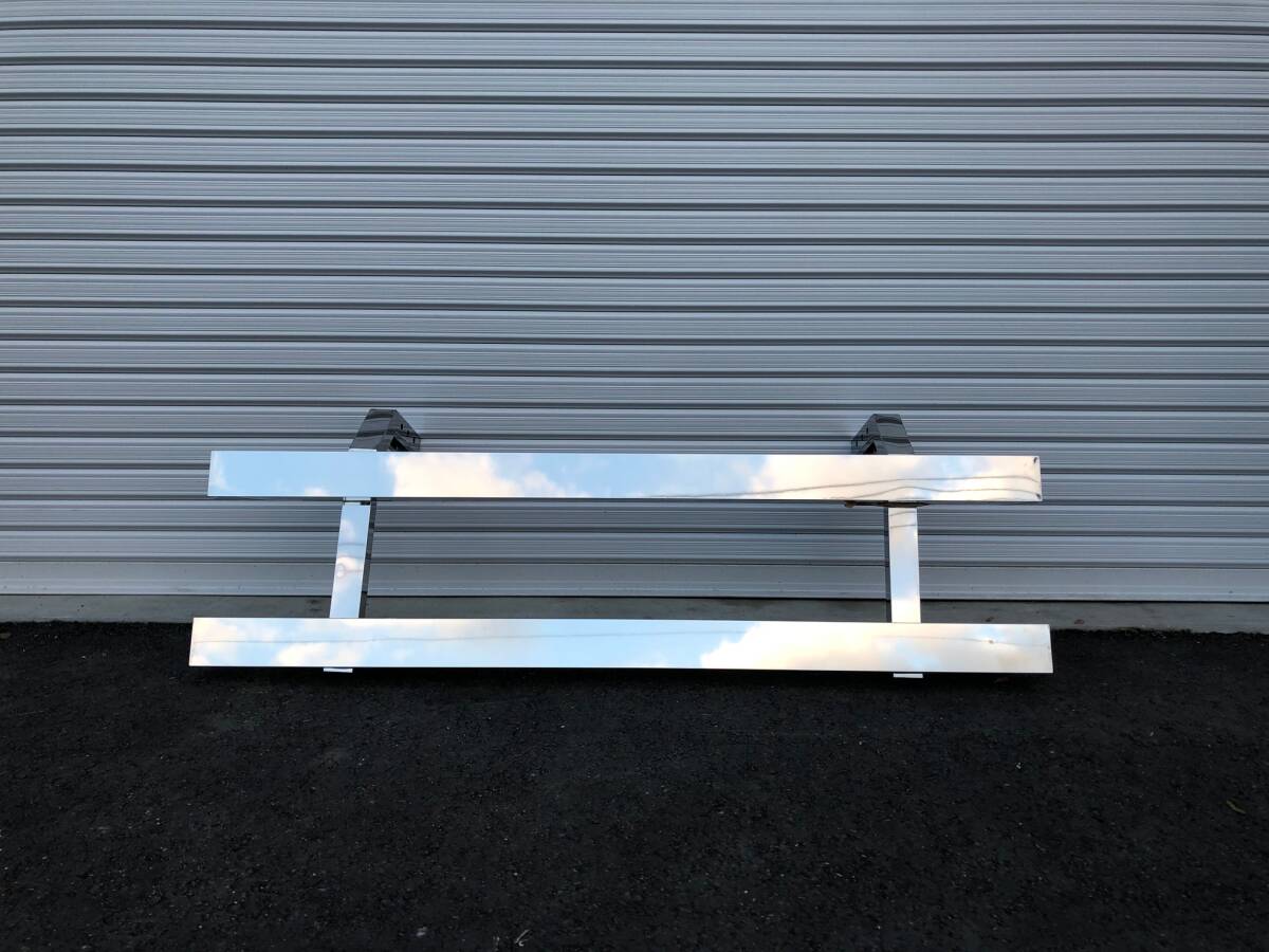 新品 鏡面ステンレス 1400mm 2t/3tトラック用 サイドバンパー ステー