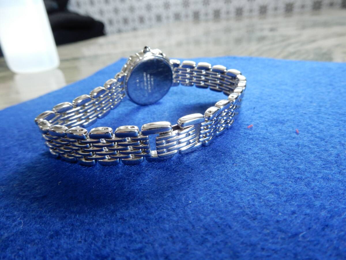 レディース腕時計 SEIKO EXCELINE Quartz　セイコー・エクセリーヌ　クォーツ　宝石付きシルバー文字盤　4N20-0640 _7