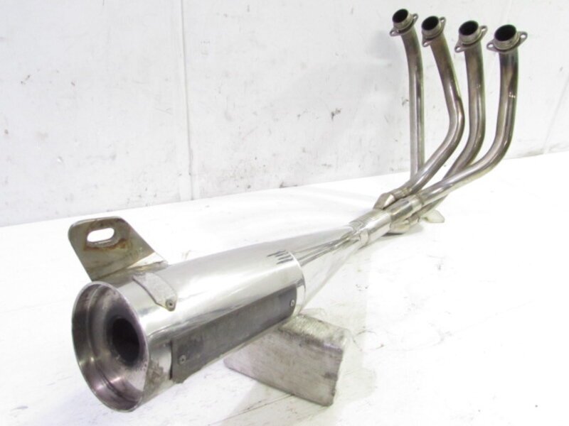 GSX400Sカタナ GK77A 大人気!! JMCA公認 ヨシムラ製 ステンレス ドラッグサイクロンマフラー 検※ GSX250S GSX400インパルス 154Q10_2