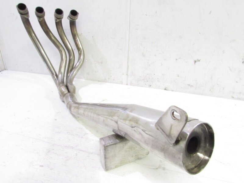 GSX400Sカタナ GK77A 大人気!! JMCA公認 ヨシムラ製 ステンレス ドラッグサイクロンマフラー 検※ GSX250S GSX400インパルス 154Q10_5