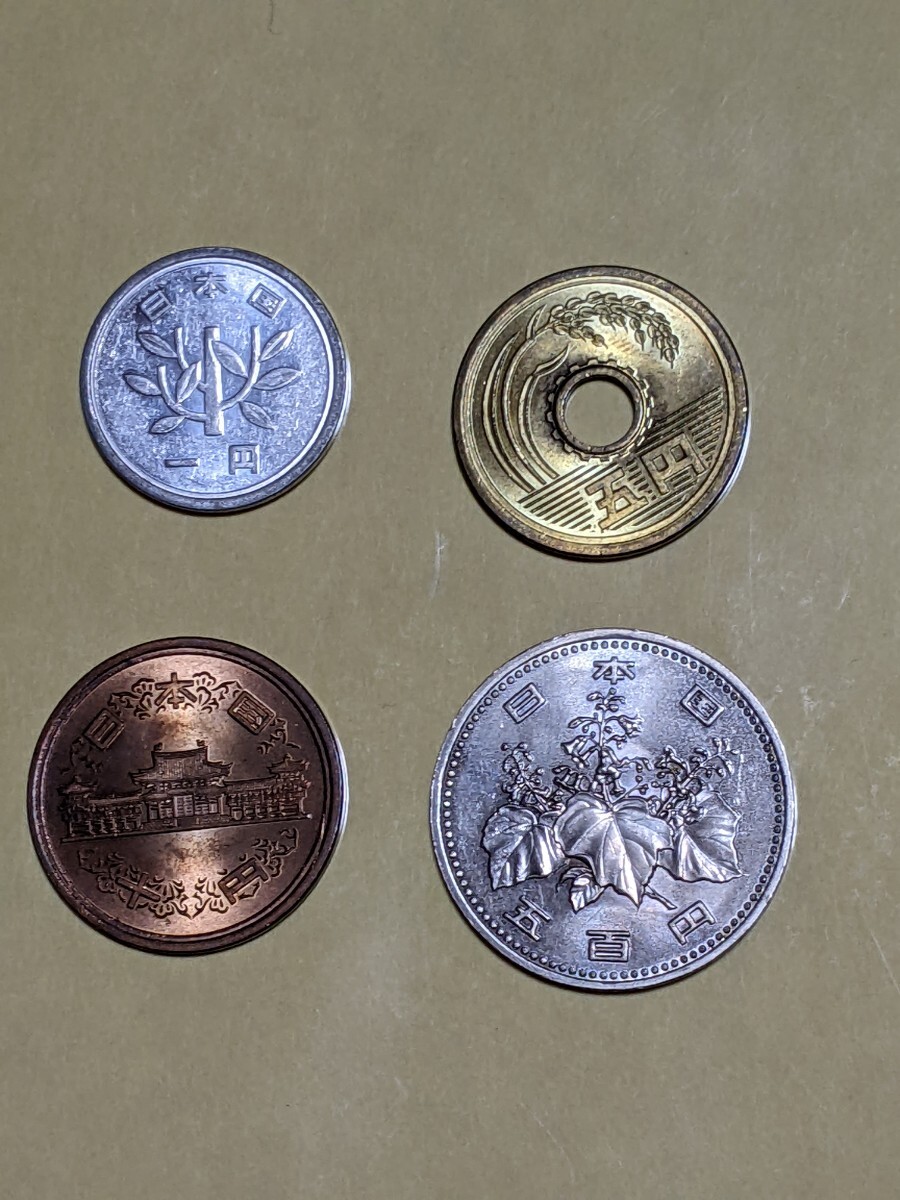 昭和64年 硬貨(1円、5円、10円、500円)(昭和)｜売買されたオークション
