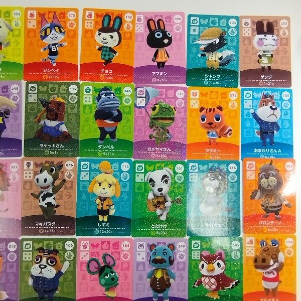 sC627s [人気] どうぶつの森 amiiboカードまとめ 計50枚 ジャック