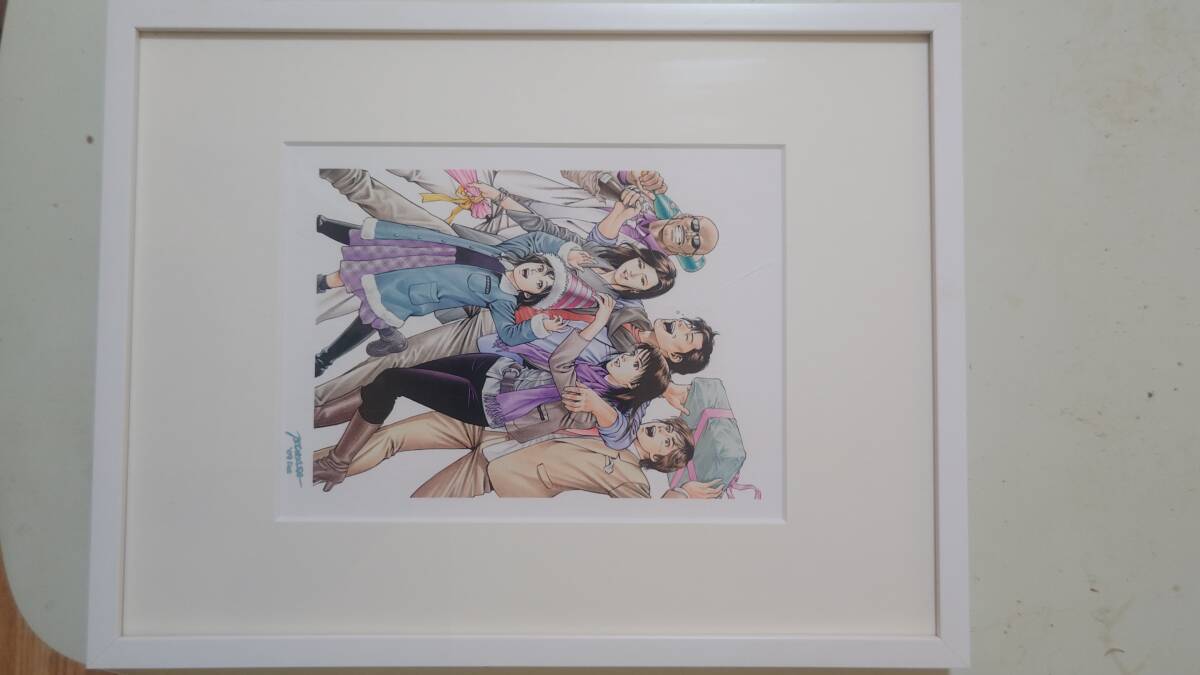 エンジェルハート 北条司先生 直筆サイン入り複製原画 シティー