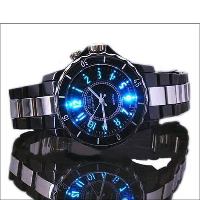 送料無料 新品 超軽量 腕時計 ブラック 黒 OHSEN メンズ レディース 【サザビー 人気ブランド グッチ コーチ レディース】_2