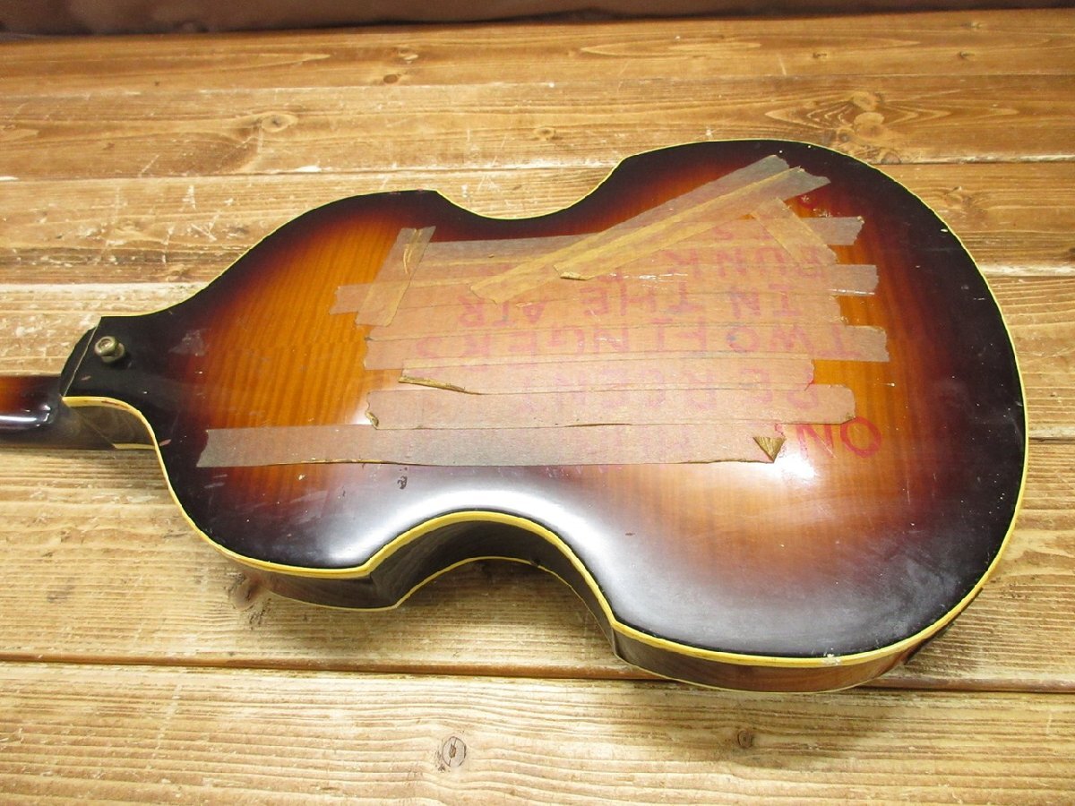 【NH-1005】Greco グレコ 4弦 エレキベース バイオリンベース 通電確認済 弦欠品有 現状品 東京引取可【千円市場】_5