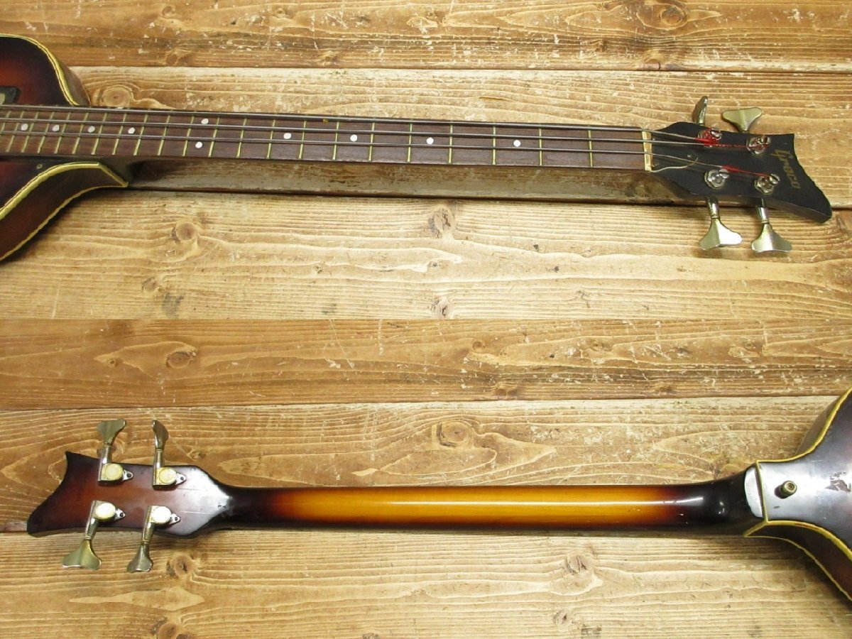 【NH-1005】Greco グレコ 4弦 エレキベース バイオリンベース 通電確認済 弦欠品有 現状品 東京引取可【千円市場】_6