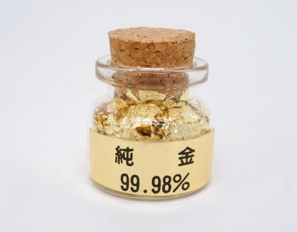 □hafn3715-1 192 日本飾糸 金箔 純金 99.98％ 純金箔 総重量10.95g 箱