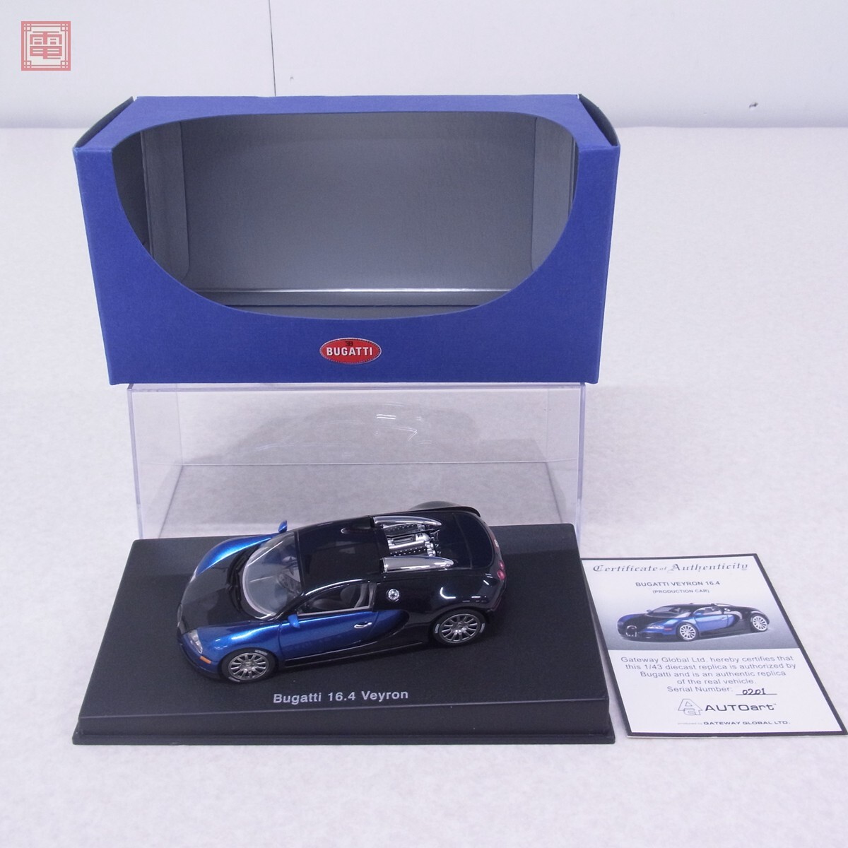 オートアート 1/43 ブガッティ 16.4 ヴェイロン No.50907 AUTOart BUGATTI VEYRON【10_1