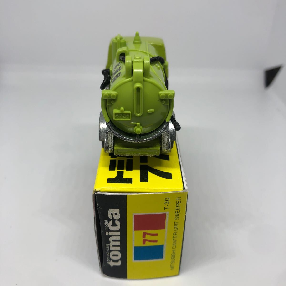 トミカ　日本製　黒箱　77 三菱　 キャンター　グリット　スイーパ　当時物　絶版_4