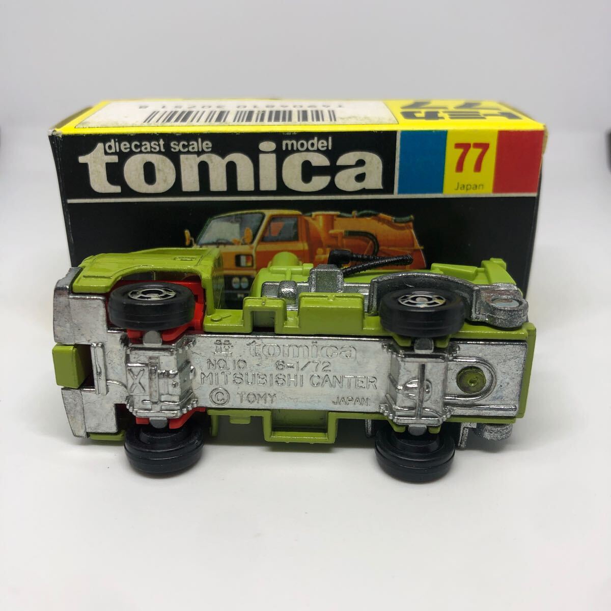 トミカ　日本製　黒箱　77 三菱　 キャンター　グリット　スイーパ　当時物　絶版_5