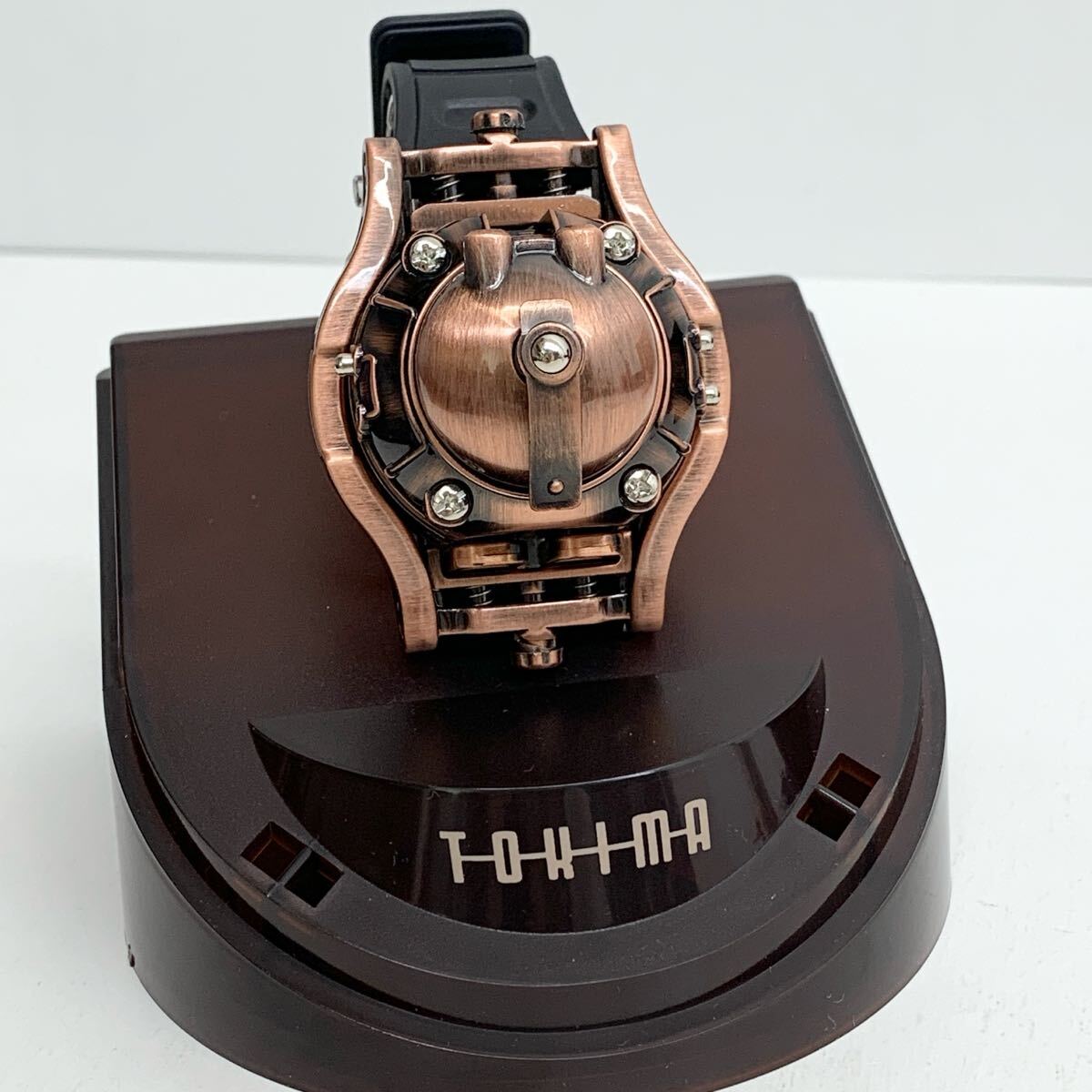 1円~! TOKIMA BANDAI STEAM HEAD 1998 年 バンダイ トキマ 変形 ロボット 腕時計 スチームヘッドウォッチ 動作未確認_1