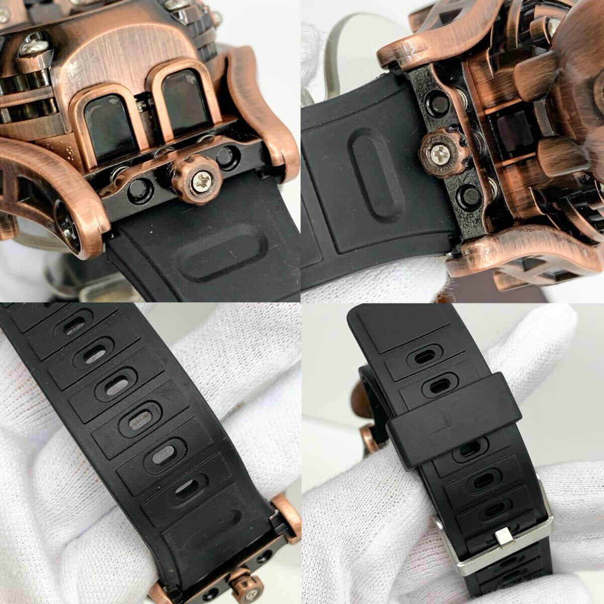 1円~! TOKIMA BANDAI STEAM HEAD 1998 年 バンダイ トキマ 変形 ロボット 腕時計 スチームヘッドウォッチ 動作未確認_8