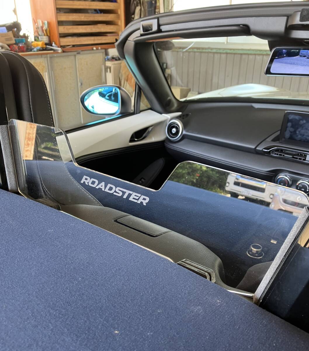 【中古良品】マツダ NDロードスター ND5RC　studio rs501 アクリルウインドブロッカー hard-coat CLEAR _4