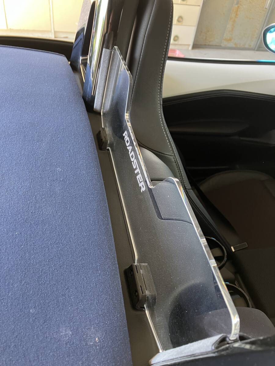 【中古良品】マツダ NDロードスター ND5RC　studio rs501 アクリルウインドブロッカー hard-coat CLEAR _5