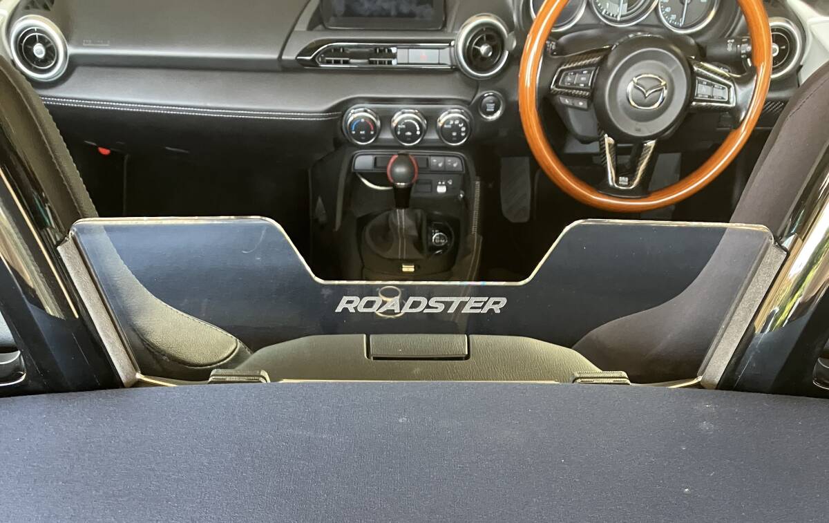 【中古良品】マツダ NDロードスター ND5RC　studio rs501 アクリルウインドブロッカー hard-coat CLEAR _6