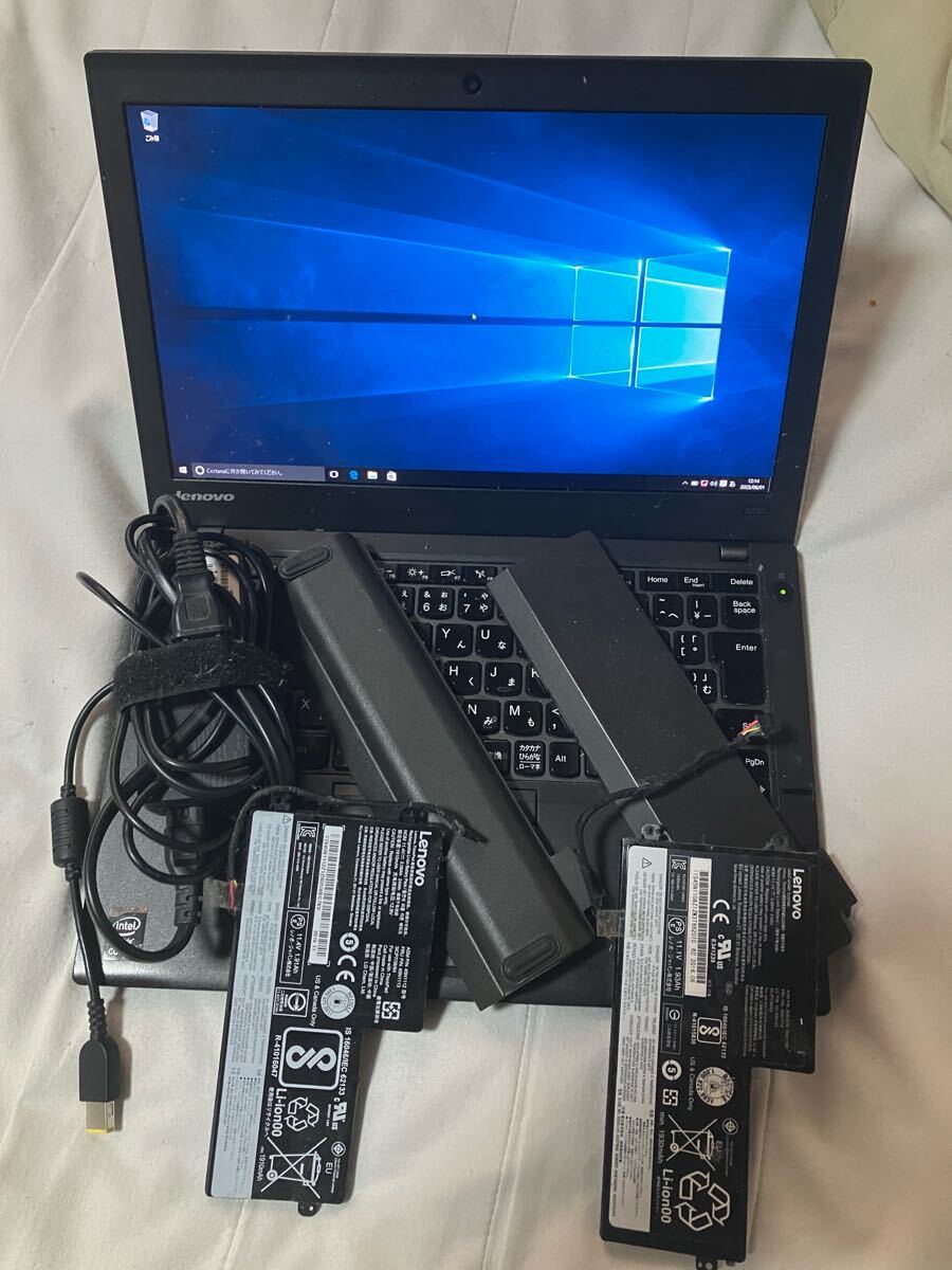 【ジャンク】レノボ Thinkpad X250 FHD 8GB 500GB 割れキズあり_1