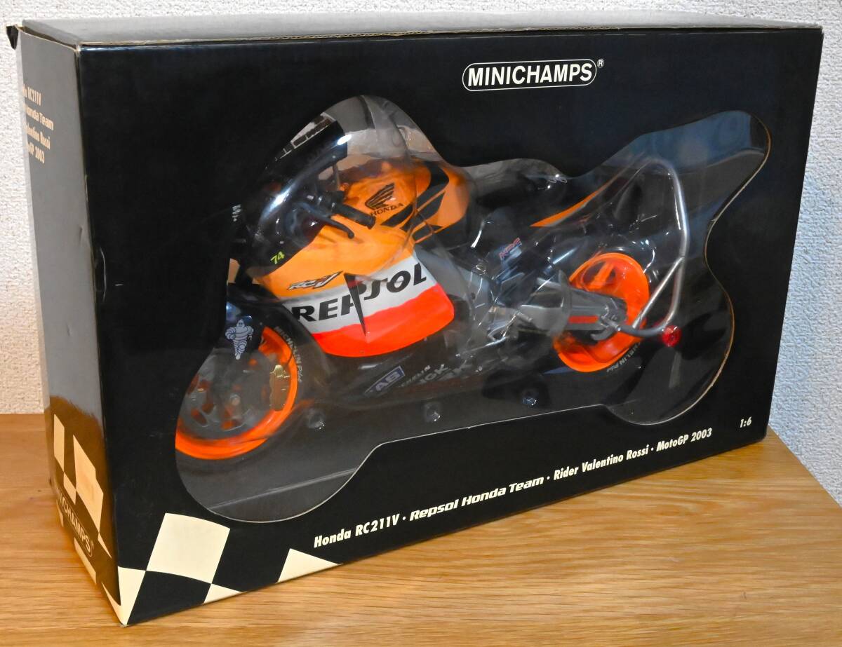 ミニチャンプス 1/6 ホンダ RC211V レプソル ホンダ チーム 