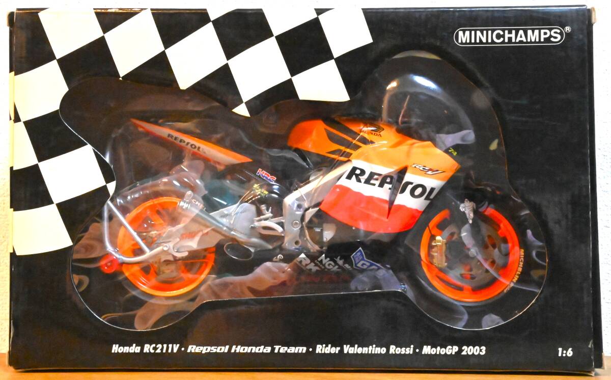 ミニチャンプス 1/6 ホンダ RC211V レプソル ホンダ チーム 