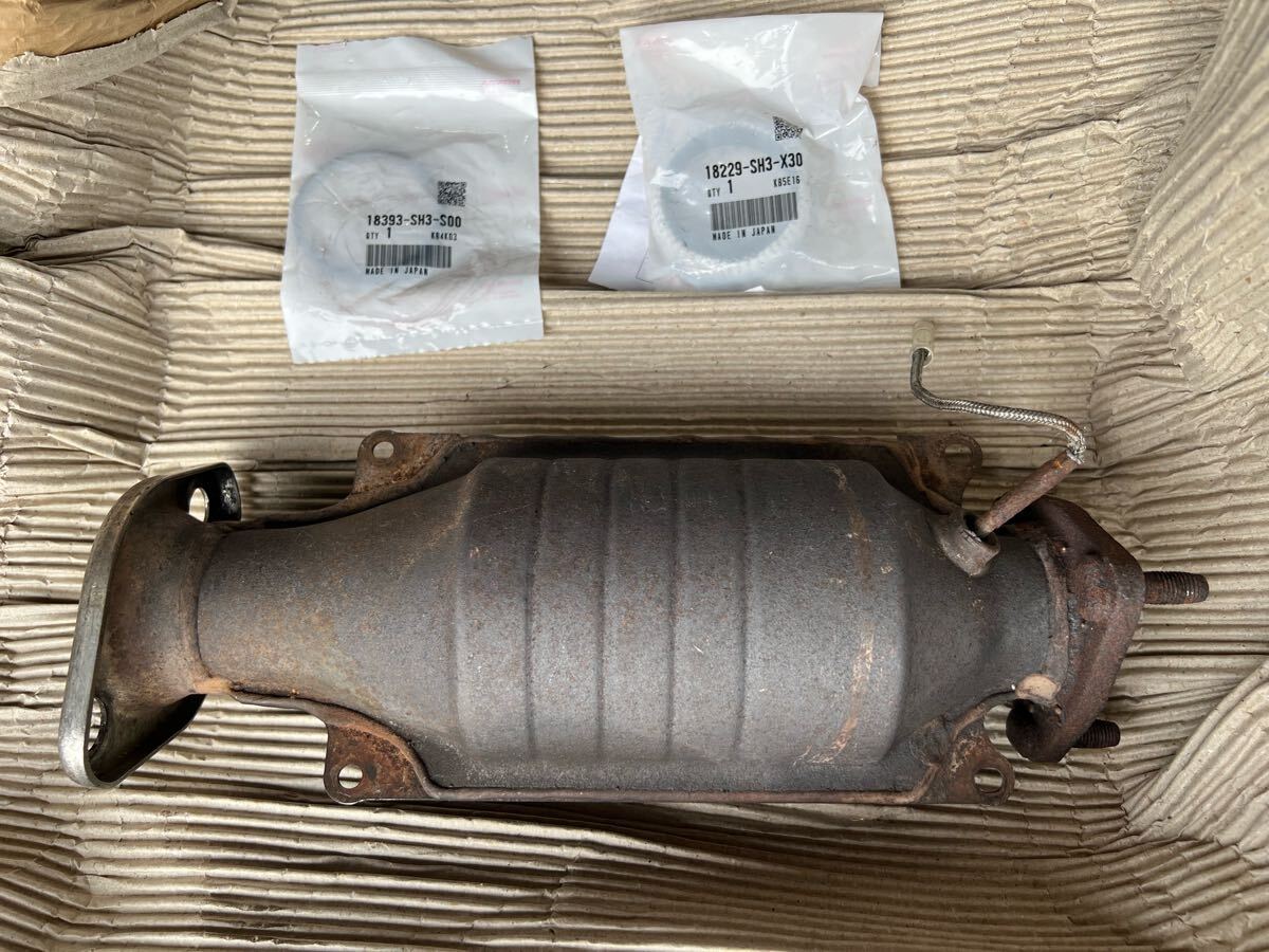 シビック EG6 純正 触媒 中古 ガスケット付き キャタライザー