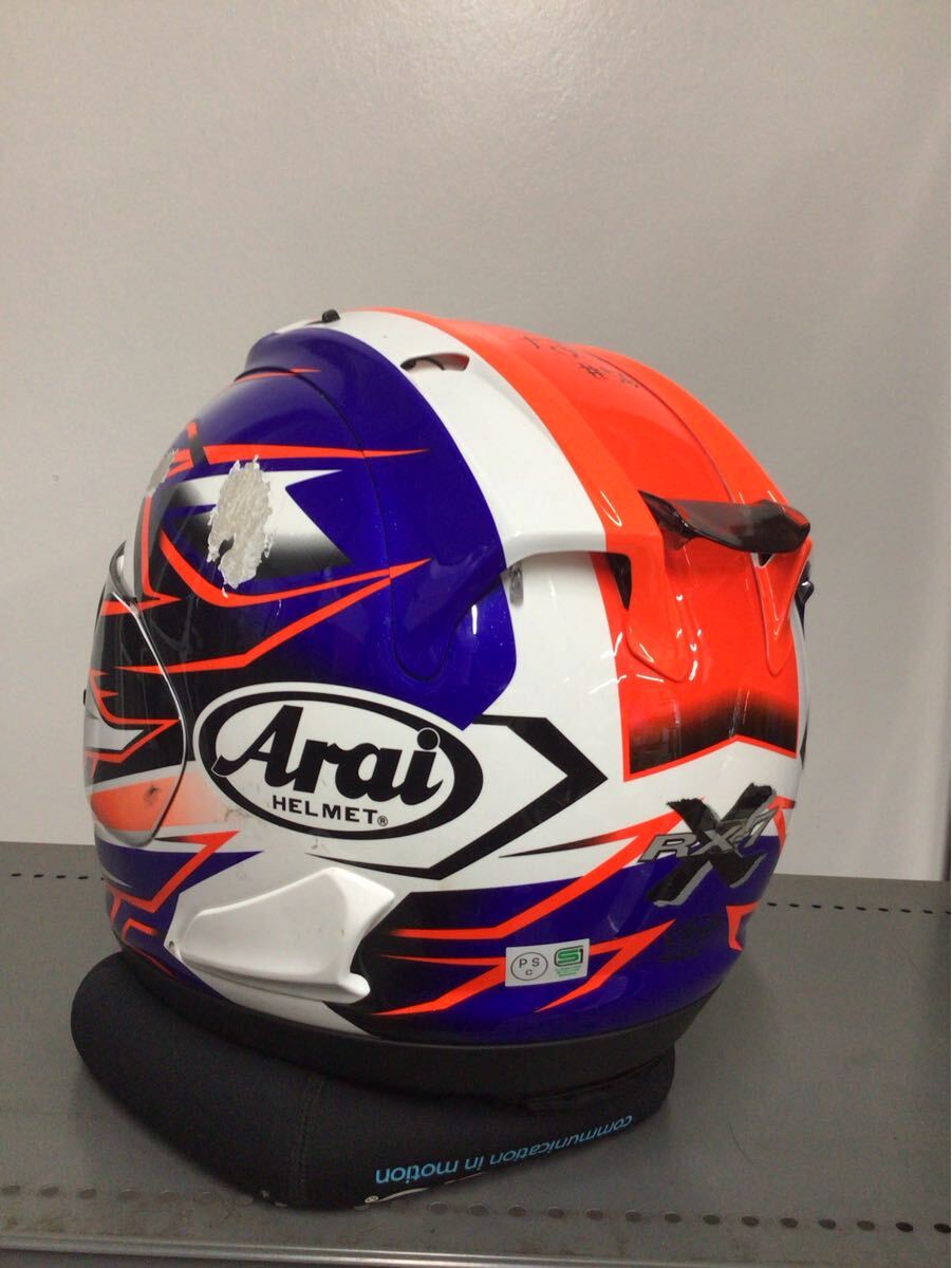 中古 アライ フルフェイスヘルメット RX-7X Mサイズ Arai レーシング