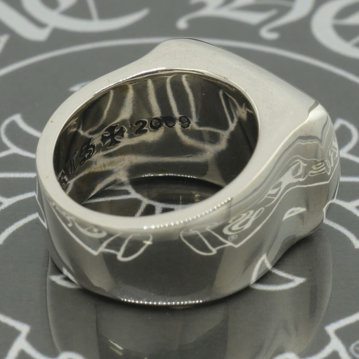 CHROME HEARTS】BIG PJ ANGEL RING・15号・新品加工・1円 CHROME HEARTS】BIG PJ ANGEL RING・15号・新品加工・1円