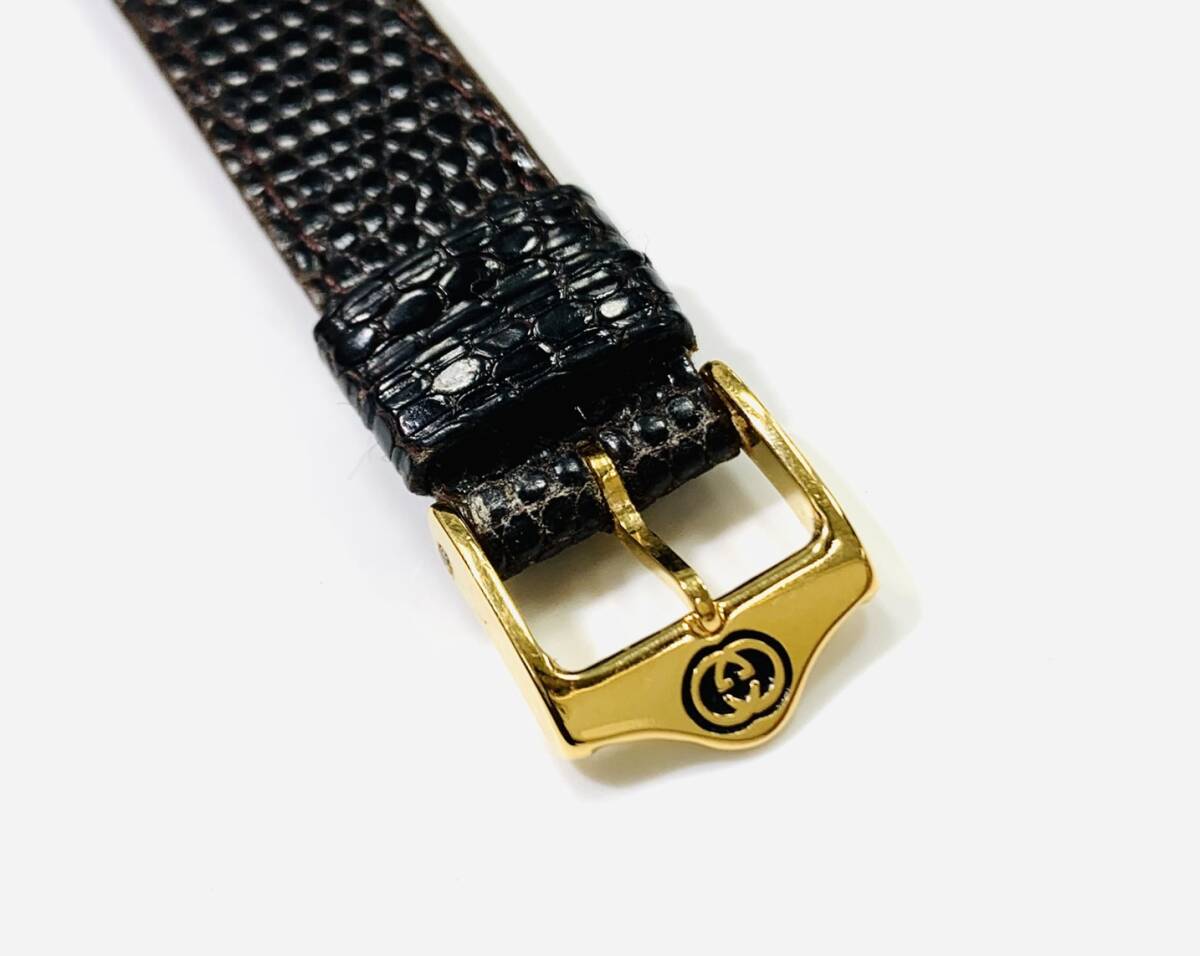 稼働品 GUCCI グッチ 3000.2.M シェリーライン メンズ 腕時計 赤緑