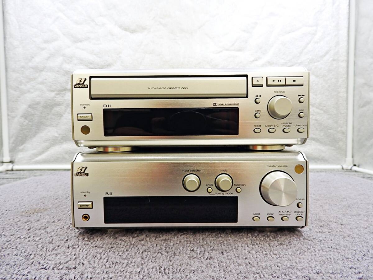 SANSUI サンスイ☆R11／D11／D-V3 チューナーアンプ・カセットデッキ