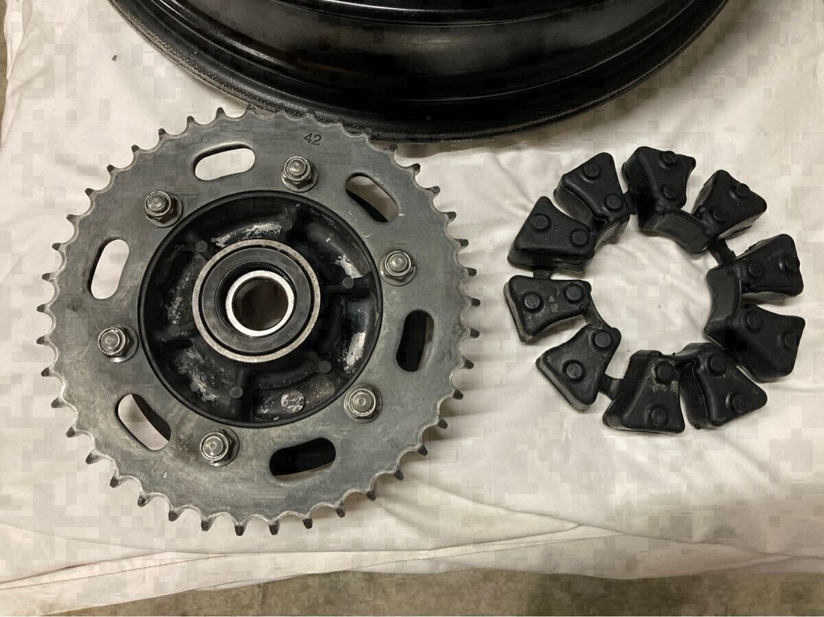 ZRX400 ZRX Ⅱ リアホイール KAWASAKI カワサキ ハブ ハブダンパー