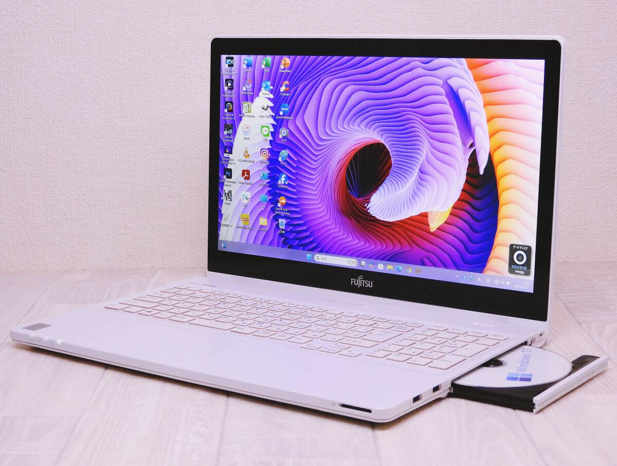 爆速新品SSD512GB+HDD1000GB+新品メモリ16GB☆富士通 FMV LIFEBOOK