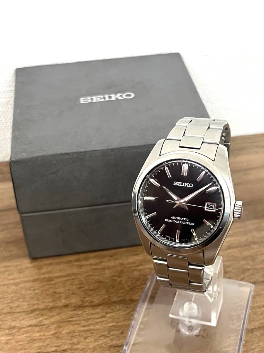 10138】稼働品！SEIKO 腕時計 自動巻き 裏スケ AUTOMATIC DIASHOCK